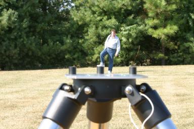 Forced Perspective: Alan on a tripod