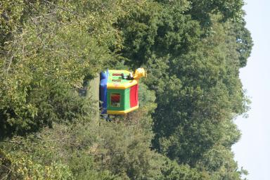 Moon bounce in the woods